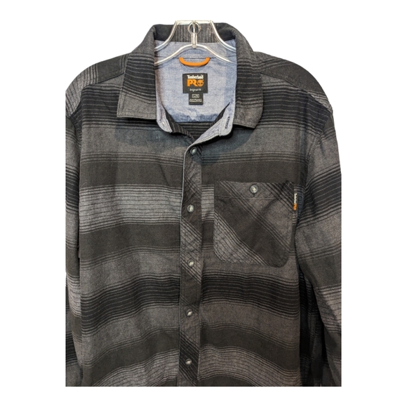 Timberland PRO Men's large Woodfort Flannel Work Utility Button Down Shirt - Picture 1 of 6